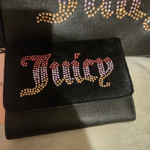 Juicy Couture Be Classic II Ombre Rhinestone Satchel and Wallet - Picture 7 of 7